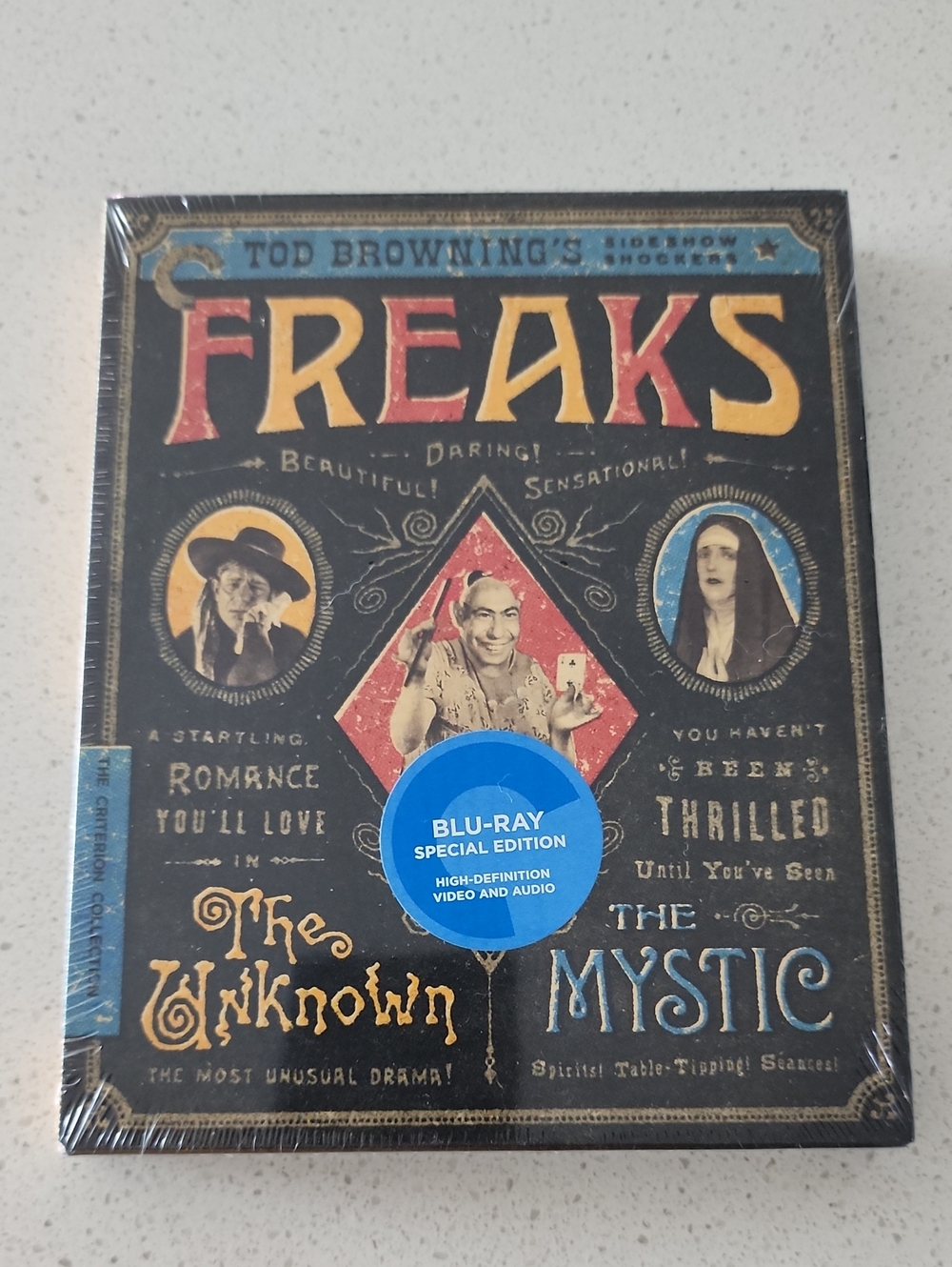 Tom Browning Freaks Blu-ray Special Edition DVD - New Factory Sealed